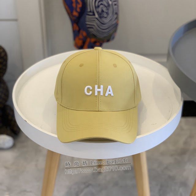 Chanel男女同款帽子 香奈兒新款字母刺繡精品棒球帽鴨舌帽  mm1639